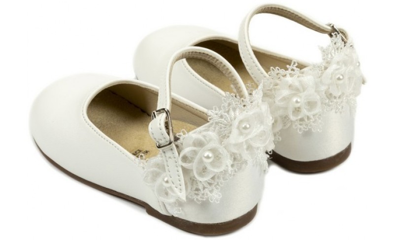 Παπουτσάκια βάπτισης N019-26 WHITE